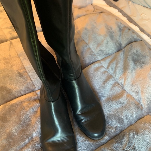 Women's Size 7.5 Dana Buchman Black Leather Boots - Picture 13 of 13